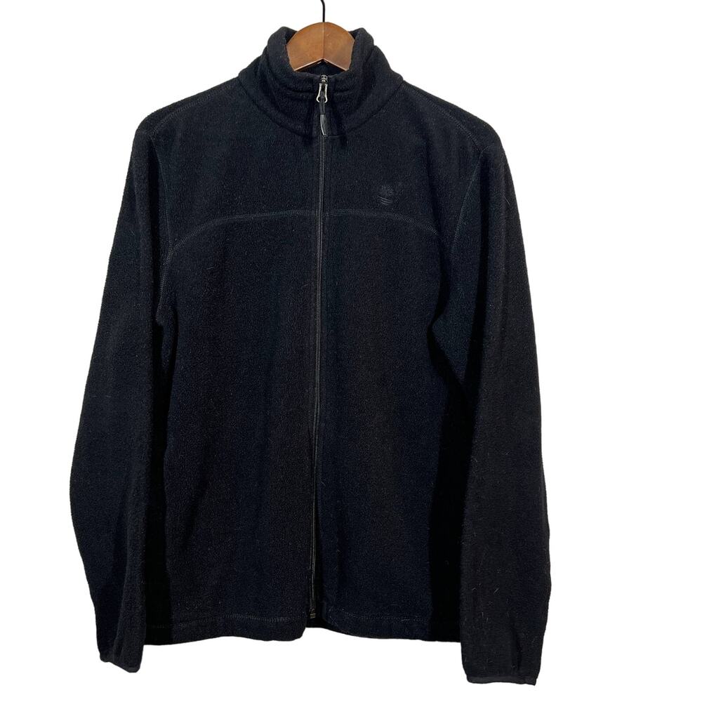 Timberland Polartec Fleece Full Zip Jacket Long Sleeve Black - XS